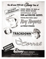 "CLASSY GUN AND HOLSTER OUTFITS 1959-60" CATALOGUE.