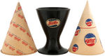 "PEPSI-COLA" CONE CUPS & HOLDER.