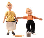 "BRINGING UP FATHER/MAGGIE/JIGGS" SCHOENHUT DOLLS IN ORIGINAL BOX.