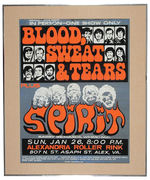 “BLOOD, SWEAT & TEARS” CONCERT POSTER.