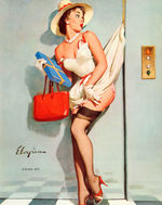 ELVGREN 1971 PIN-UP CALENDAR.