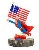 SUPERMAN "PROUDLY WE WAVE" STATUE.