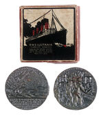 LUSITANIA MEDAL IN ORIGINAL BOX.