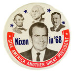 NIXON WITH THREE GREAT PRESIDENTS.