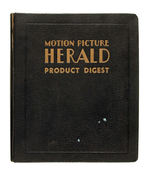 "MOTION PICTURE HERALD PRODUCT DIGEST" BINDER.