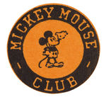 "MICKEY MOUSE CLUB" RARE SWEATER EMBLEM.