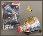 BATTERY OPERATED SPACE CAPSULE PAIR.