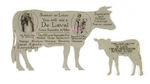 "DE LAVAL" DIE-CUT TIN COWS.