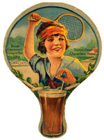 “DRINK EMERSON’S GINGER MINT JULEP” ADVERTISING FAN.