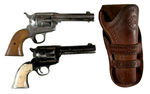 MOVIE PROP GUN PAIR WITH HOLSTER BY STEMBRIDGE.