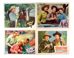 TV COWBOY STARS LOBBY CARD LOT.