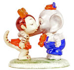 ELMER ELEPHANT AND TILLIE TIGER GOEBEL FIGURINE.