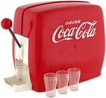 "COCA-COLA" BOXED WORKING TOY SODA DISPENSER & BOTTLE.