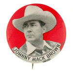 "JOHNNY MACK BROWN" 1940S PORTRAIT.