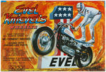 "EVEL KNIEVEL'S WHEELIE" BOXED MOTORCYCLE MODEL KIT.