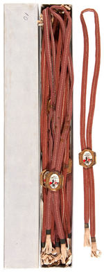 "DAVY CROCKETT" BOXED BOLO TIES.