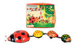 "LADY-BUG FAMILY PARADE WIND-UP" BOXED TOY.