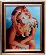 PLAYBOY PLAYMATE JENNIE McCARTHY AUTOGRAPHED FRAMED PHOTO.