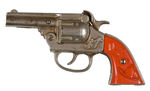 "GENE AUTRY" SHORT BARREL CAST IRON CAP GUN BY KENTON.