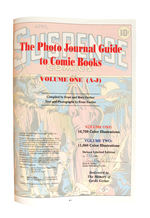 "THE PHOTO-JOURNAL GUIDE TO COMIC BOOKS" VOLUME 1 HARDCOVER.