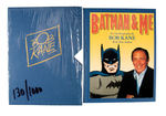 "BATMAN AND ME" SIGNED AND NUMBERED DELUXE EDITION BOOK WITH ORIGINAL ART.