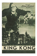 "KING KONG" GERMAN PROMOTIONAL BOOKLET.