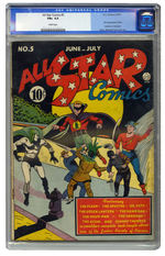 ALL STAR COMICS #5, JUNE-JULY 1941.