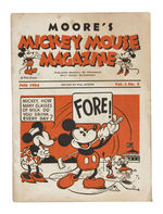 "MICKEY MOUSE MAGAZINE" WITH BABE RUTH INTERVIEW DONE BY MICKEY.