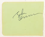 THE BEATLES JOHN LENNON SIGNED ALBUM PAGE.