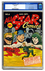 ALL STAR COMICS #6, AUGUST-SEPTEMBER 1941.