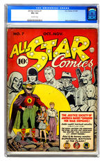 ALL STAR COMICS #7, OCTOBER-NOVEMBER 1941.