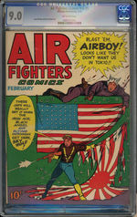 AIR FIGHTERS COMICS VOL. 2 #5, FEBRUARY 1944. CGC 9.0