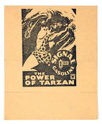 “SIGNAL TARZAN CLUB” CONTEST COURTESY CARD.