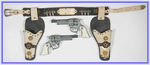 "OFFICIAL LONE RANGER GUN AND HOLSTER SET" CEERIOS PREMIUM WITH BOX AD.