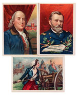 "HEROES OF HISTORY" TOBACCO CARDS.
