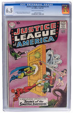 "JUSTICE LEAGUE OF AMERICA" #2 DECEMBER 1960-JANUARY 1961 CGC 6.5 CREAM TO OFF-WHITE PAGES.