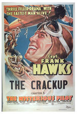 "CAPT. FRANK HAWKS" MOVIE SERIAL POSTER.