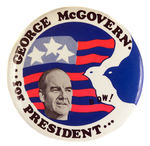 RARE MC GOVERN WITH PEACE DOVES.