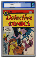 DETECTIVE COMICS #113 JULY 1946 CGC 9.0