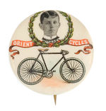 "ORIENT CYCLES" MULTICOLOR DEPICTING RACER "MICHAEL."