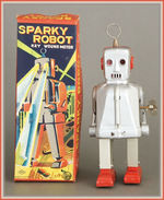 "SPARKY ROBOT" BOXED WIND-UP.