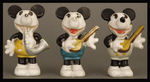 MICKEY MOUSE MUSICIAN BISQUES.