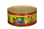 MICKEY MOUSE LARGE TIN LITHO DRUM.