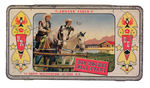 "ROY ROGERS/DALE EVANS" TIN BRAZILIAN DRAWING PENCIL BOX.