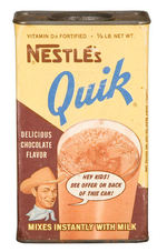 ROY ROGERS/NESTLE'S QUIK CONTAINER WITH PREMIUM OFFER.