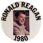 "RONALD REAGAN 1980" EARLY FULL COLOR PORTRAIT.