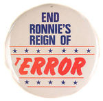 "END RONNIE'S REIGN OF (T)ERROR."