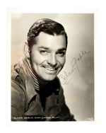 CLARK GABLE SIGNED PUBLICITY PHOTO.