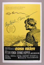 "EASY RIDER" CAST-SIGNED MASTERPRINT REPRODUCTION POSTER.