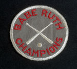"BABE RUTH CHAMPIONS" 1934 QUAKER OATS PREMIUM PATCH.